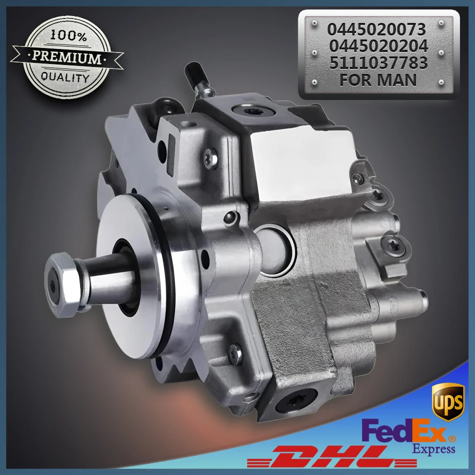 

0445020073 0445020204 5111037783 High-Quality Diesel Common Rail Fuel Pump for MAN TGL TGM D0836 LFL40/50/51/44/52 Engine