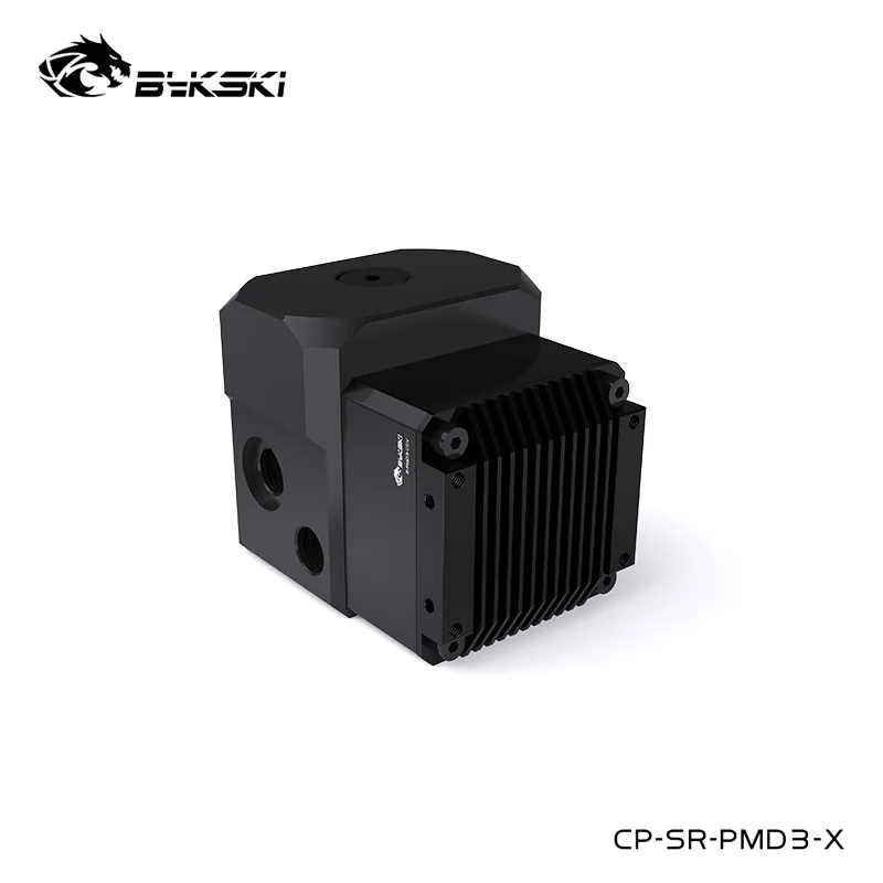 Bykski Water Cooling Pump Combo Reservoir Small Kit For Server Workstations,Ceramic Bearing,700L/H,12V 1.5A ,Black,CP-SR-PMD3-X