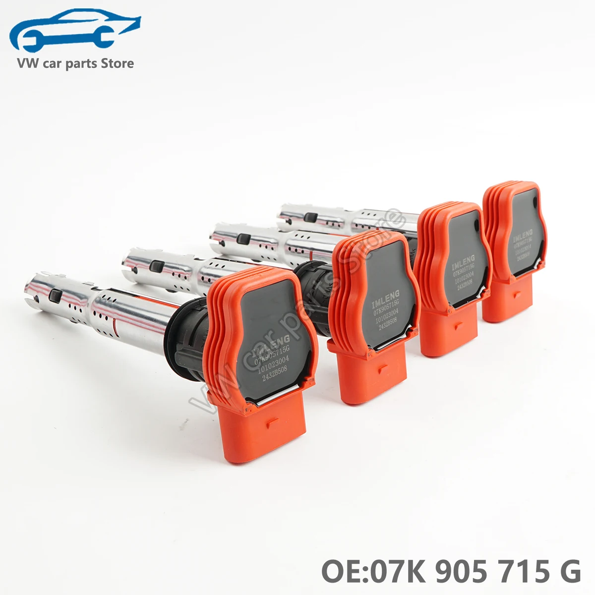 06E905115 1Pieces Ignition Coil For Audi A4 A5 A6 A7 A8 Q5 Q7 R8 For Jetta Golf GTI Tiguan Sciricco Passat CC B7 07K 905 715 G