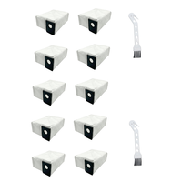 ASWUT-For Eureka J15 Pro Ultra/Midea V15pro Robot Sweeping Accessories Consumables Dust Bag Replacement Pack Brush