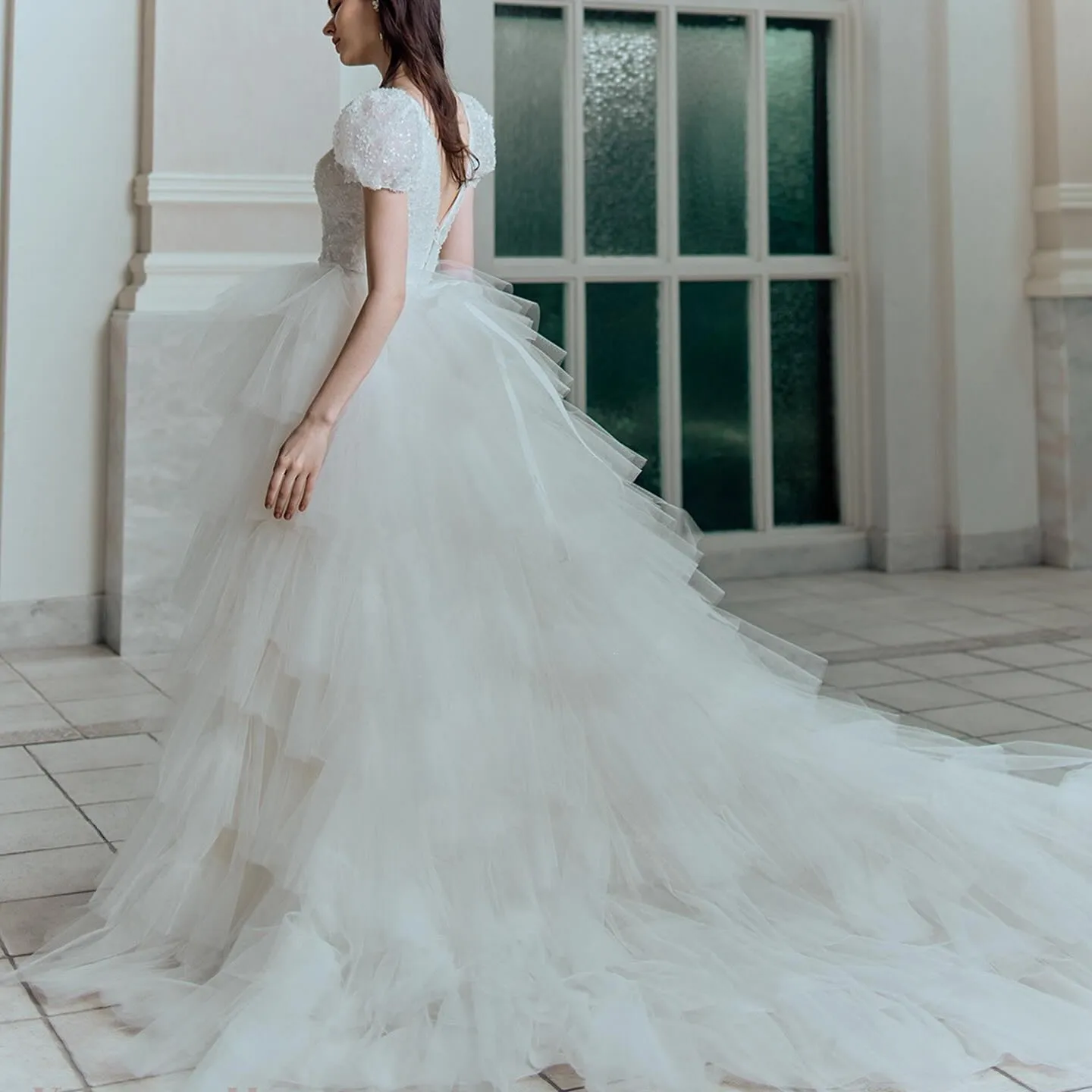 

Luxury Puffy Layered Long Tulle Wedding Skirts Big Volume Tulle Bridal Skirt Women Skirt Costumes For Stage Show