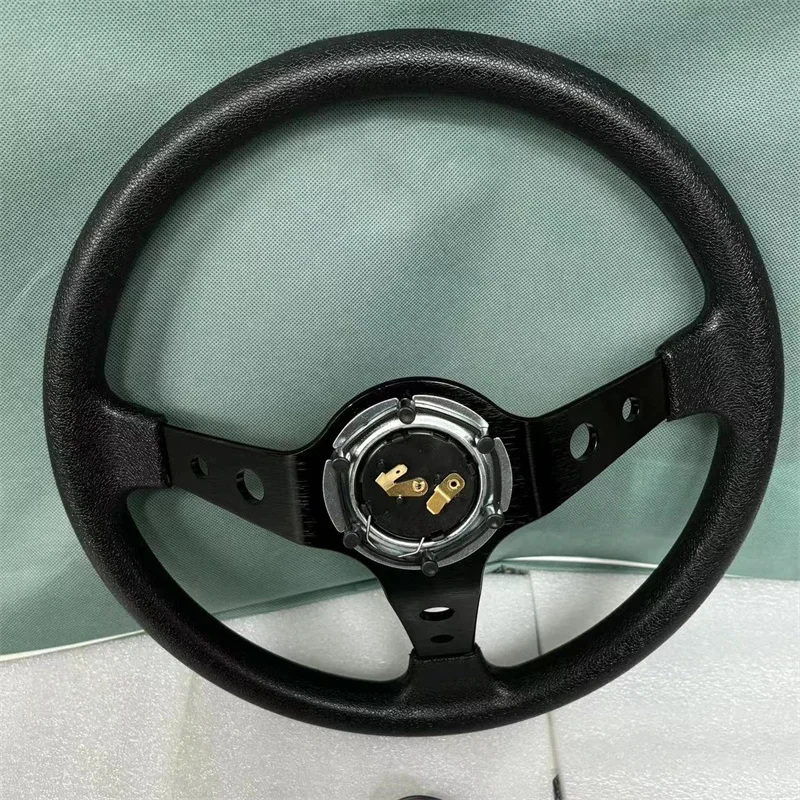For Cars Racing PU 14 inch Drifting Sport Steering Wheel Car Racing Steering Wheels Universal Accessories