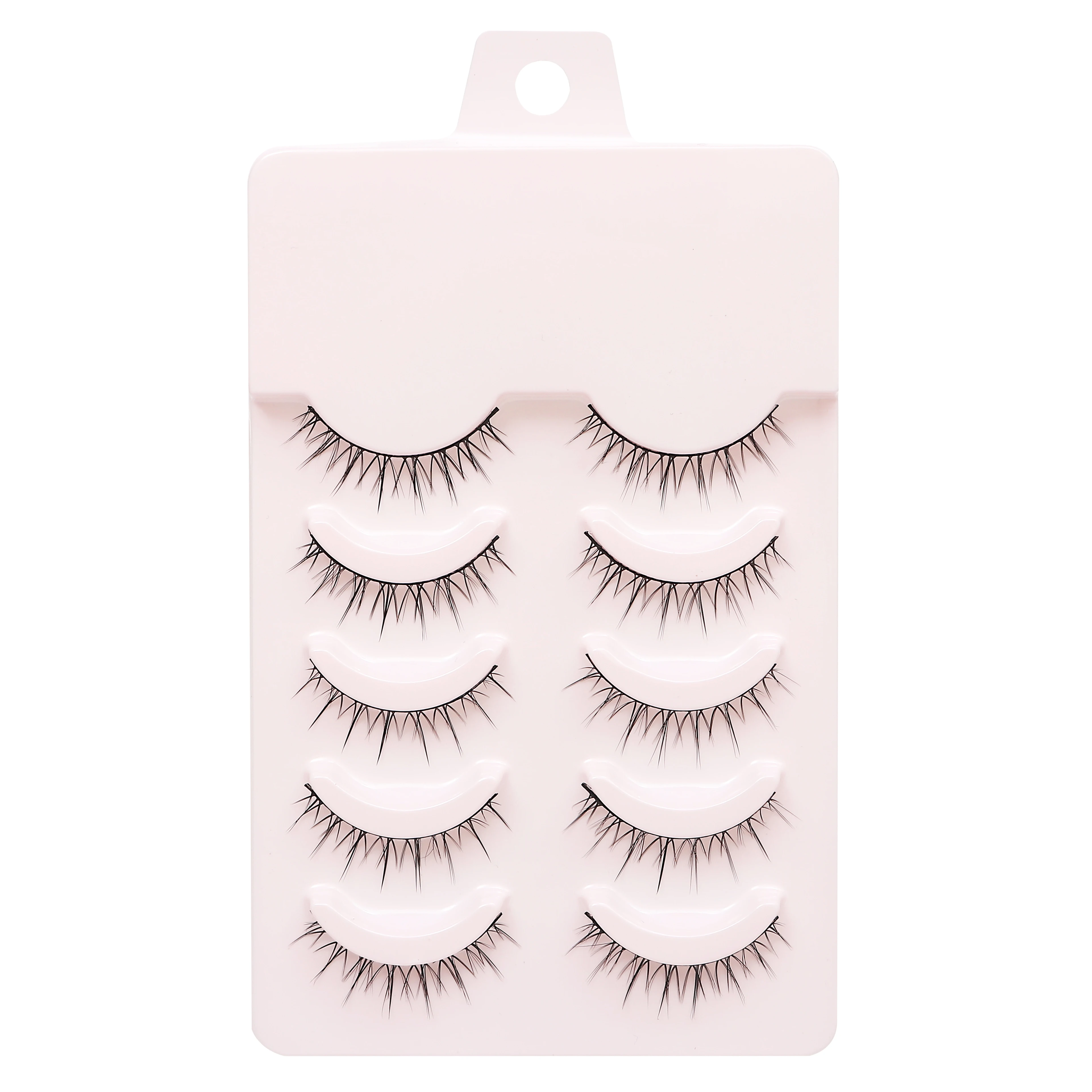 Natürliche 5 Paar Professionelle Make-up-Wimpern, Wispy Künstliche Wimpern im Koreanischen Stil, Kostenloser Versand, Cosplay Weiche Neue Manga Beauty Wimpern – Detail 5