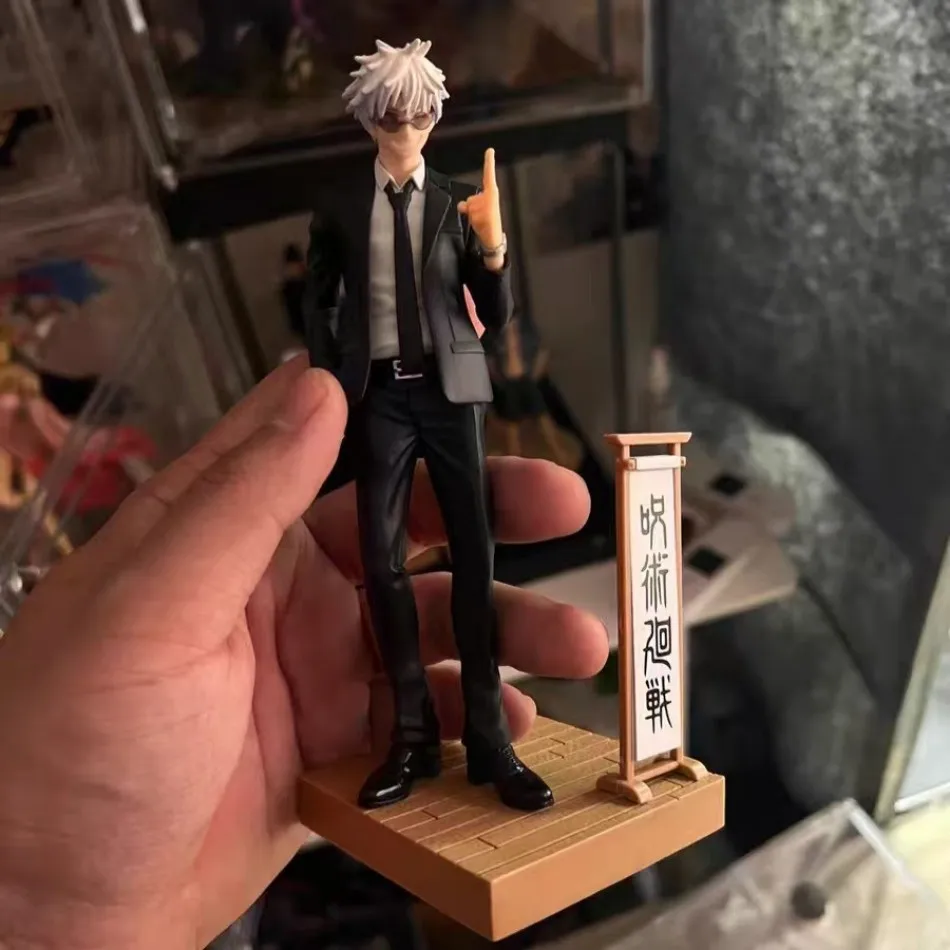 متوفر 1-2 قطعة Jujutsu Kaisen DIORAMA Satoru Gojo Geto Suguru البدلة انظر أنيمي نموذج لجسم اللعب في صندوق تمثال هدية عيد ميلاد #5