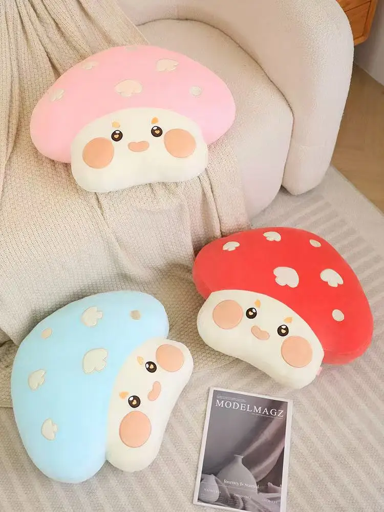 50 سنتيمتر اللون الفطر دمية محاكاة ألعاب من نسيج مخملي اليدوية دمية الكرتون أنيمي لطيف وسادة وسادة ديكور المنزل ولادة الأطفال