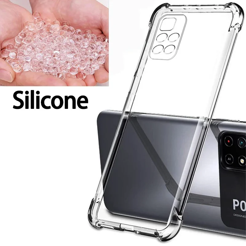 Soft Clear Case for Poco M4 Pro 5G Phone Cases Pocophone M4 Pro Xiaomi Poco M4 Pro Shockproof Silicone Cover Poco M 4 Pro Case