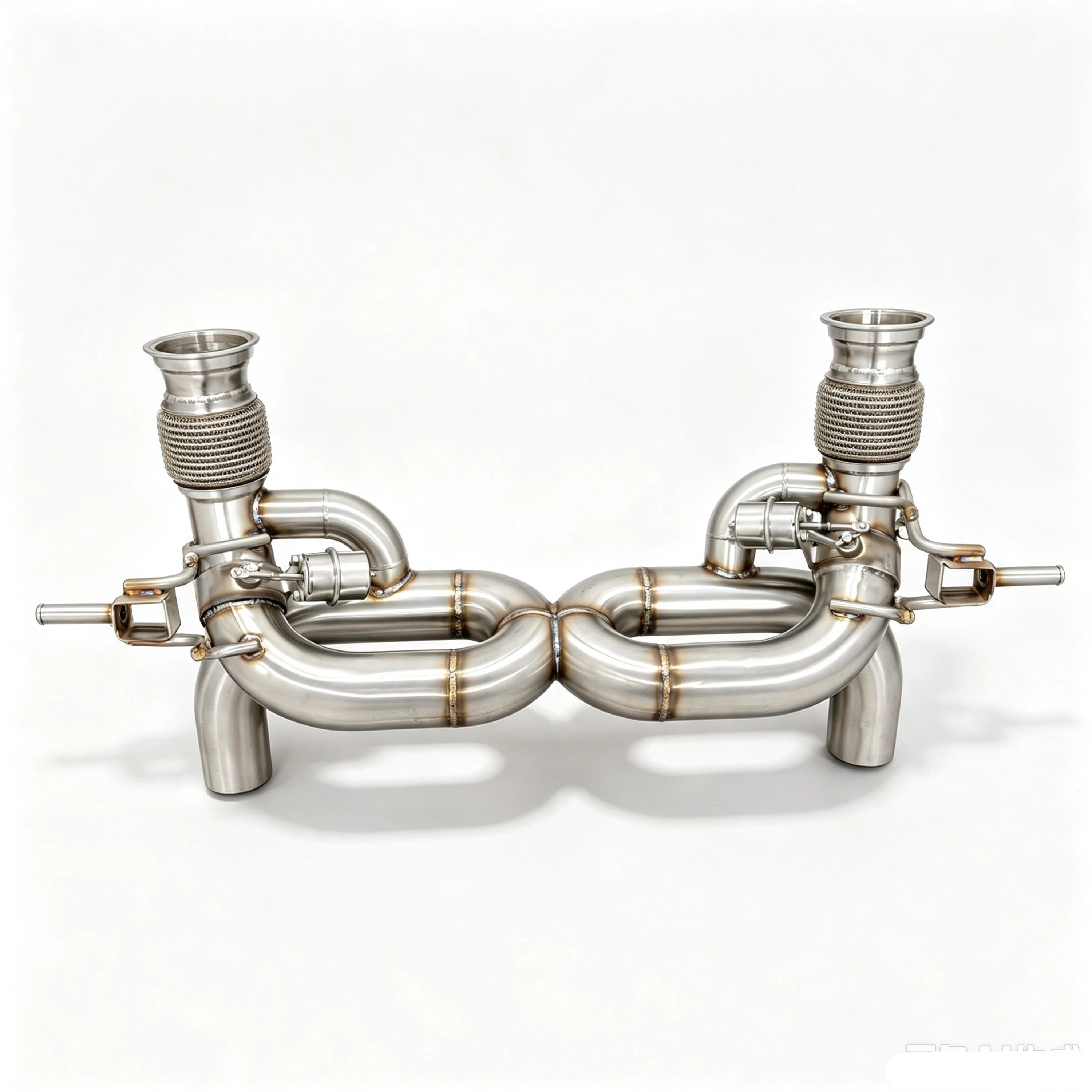 Edelstahl-Auspuffanlage mit geradem Rohr, 1,2 mm dick und glatter Oberfläche für Huracan EVO/STO 5.2 V10 – Detail 8
