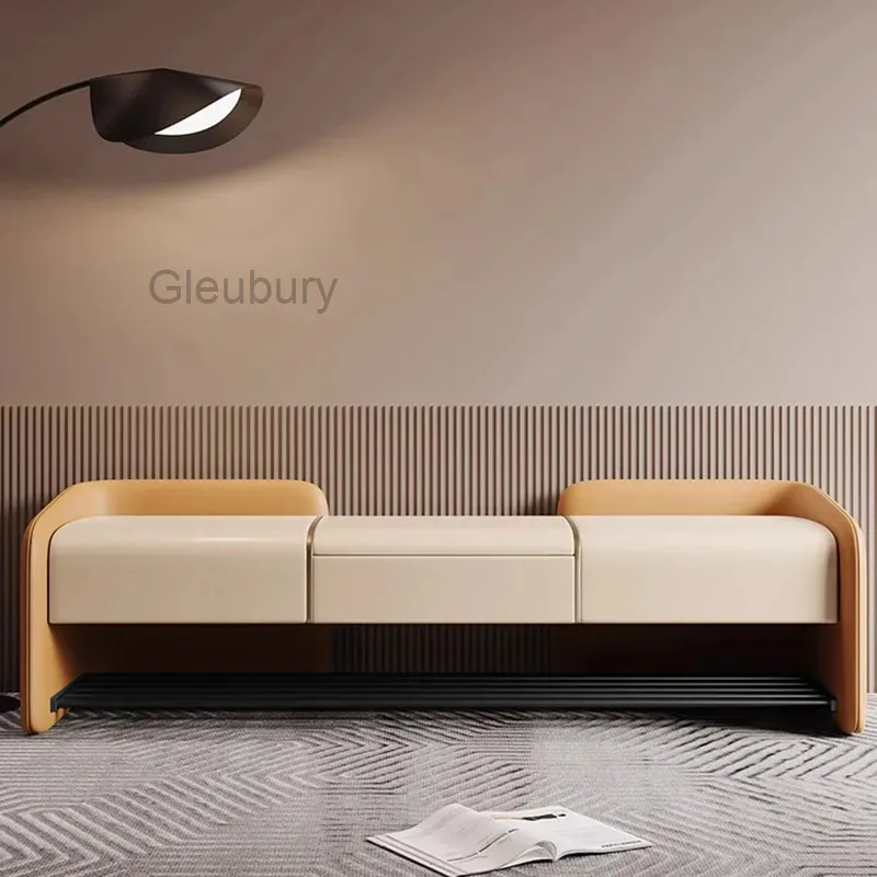 Foot Bench Saving Seat Stool Space Storage Hotel Hallway Minimalist Relaxing Foot Stool Shoe Mobile Tabouret Trendy Furniture