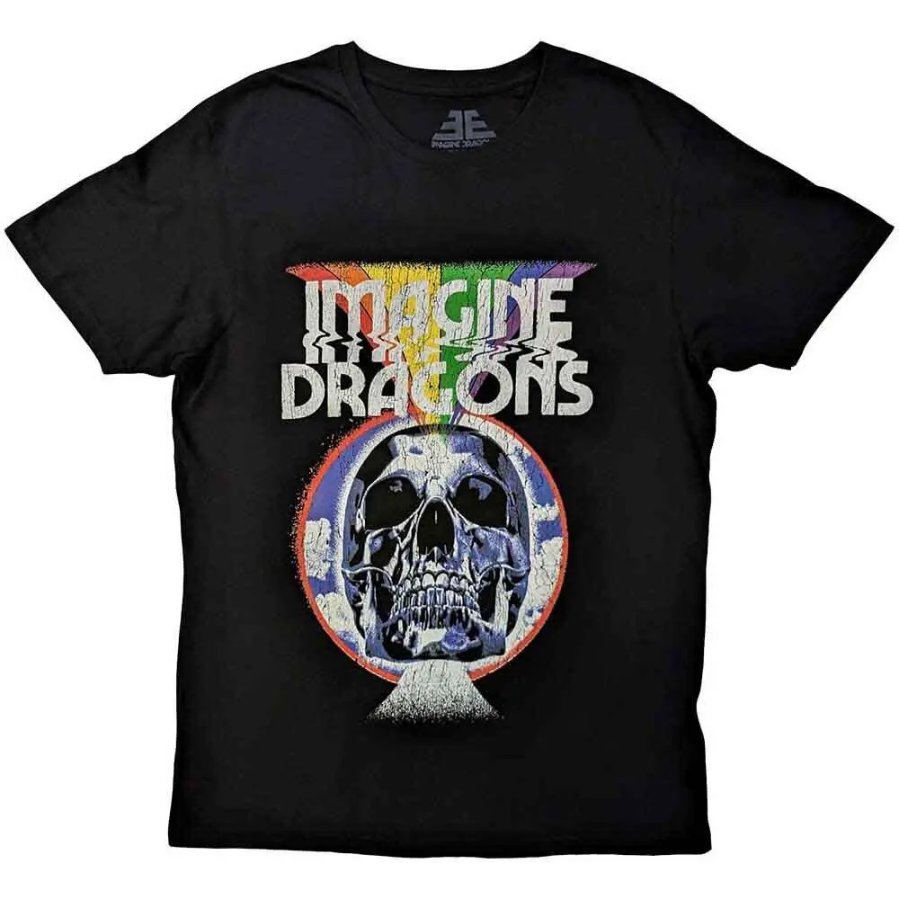 

Imagine Dragons Skull T-Shirt Black New