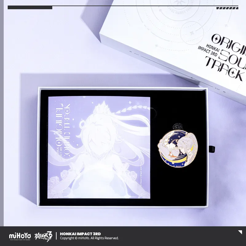 Официальная игра miHoYo Honkai Impact 3 Herrscher of Origin CD, музыкальный набор, металлический значок в стиле аниме, аксессуар с героями мультфильмов, подарок на Хэллоуин