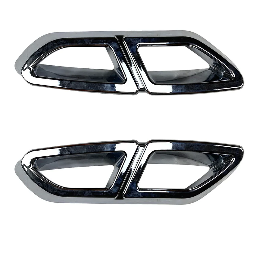 For Volkswagen Passat B8 2017-2019 ABS Car Tail Pipe Throat Muffler Exhaust Pipe Tail Cover Trim Car Accessories