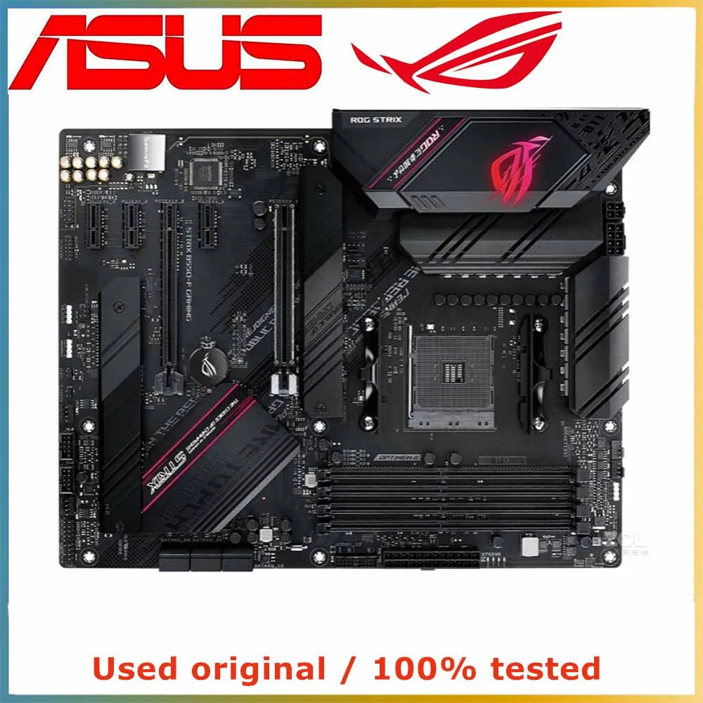 For ASUS B550 Motherboard ROG STRIX B550-F GAMING Motherboard Socket AM4 DDR4 128GB support Ryzen 5 5600 Ryzen 7 5700