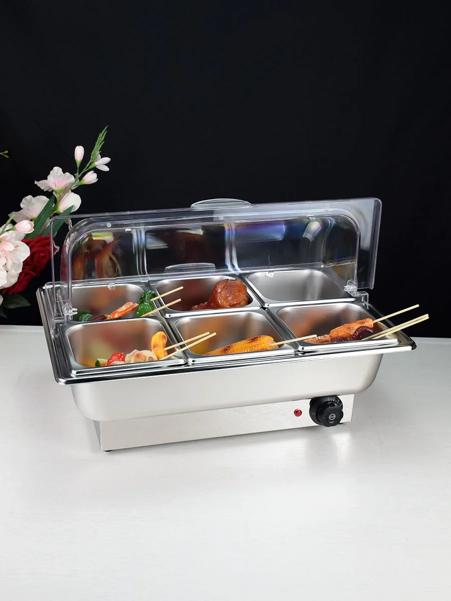 Breakfast cutlery stainless steel multi-compartment bowls commercial