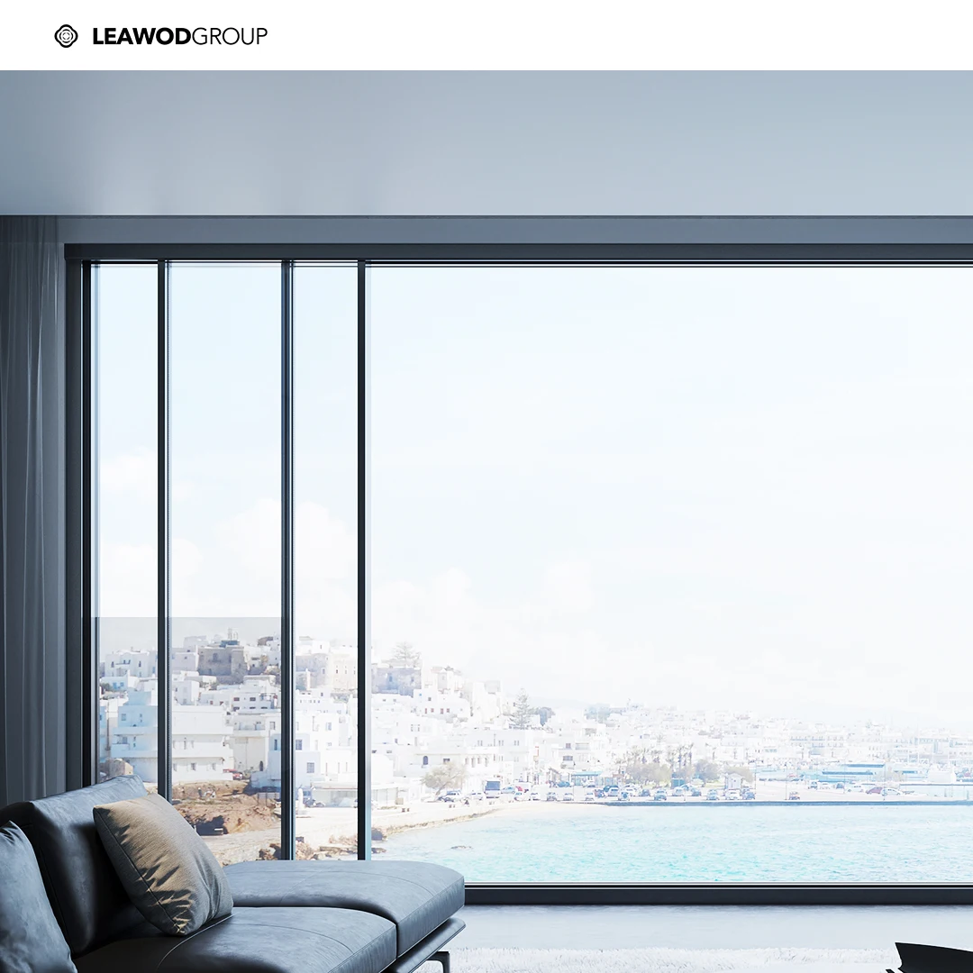 

Minimalist Frame Sliding Door For House Thermal Break Aluminum Heat Insulation Sliding Door