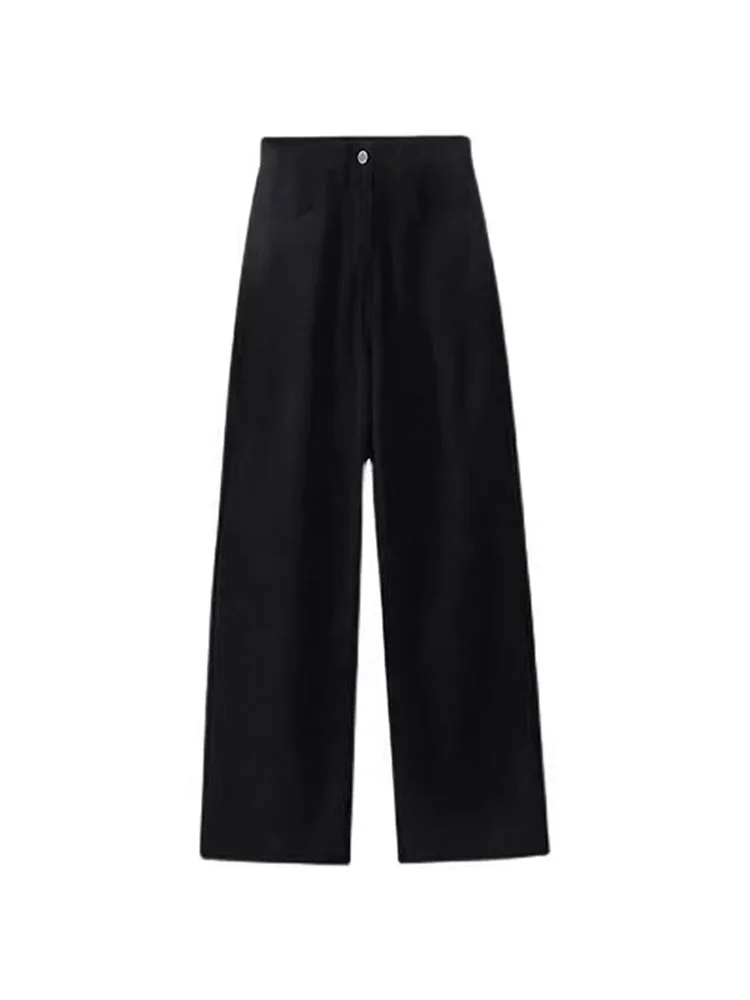 กางเกงยีนส์ทรงตรงขาตรงสำหรับผู้หญิง ไซส์ใหญ่ เอวสูง ทรงขากว้าง ช่วยให้ดูผอมลง ทรงบูทคัท เหมาะสำหรับฤดูหนาว