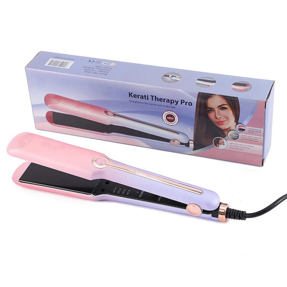 

Hair Straightener Curler 3in1 Salon Styling Negative Ceramic Flat Iron Hairstyling