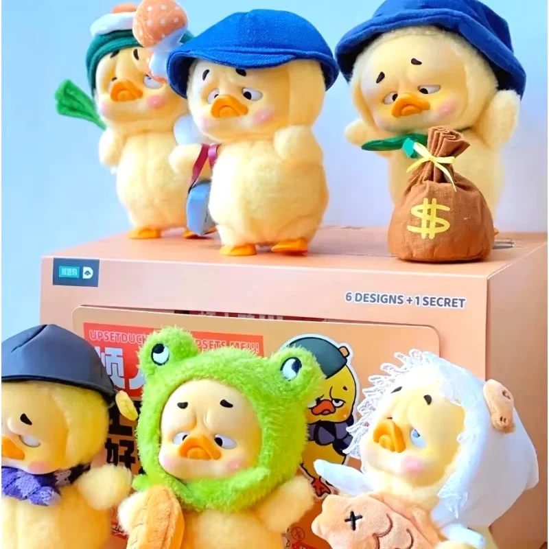 1/6 Upset Duck Work Upsets Me Blind Box Hard Working Duck Mystery Box Surprise Gift Cute Troublesome Duck Action Figure Toy Doll