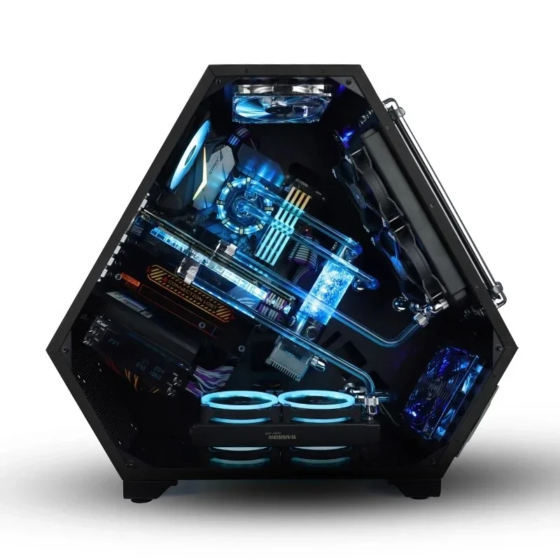 Split water-cooled host, desktop