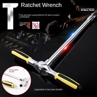 2025 New Hi-Spec Mini T-type Hex Wrenches Bike Tools Detachable Handle Torque Wrench Socket Wrench Spanner Hand Repair Tool