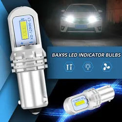 1 Pcs Canbus Car Lights BA9S BAX9S BAY9S LED For Car Indicator 1860 SMD Chips Bulbs Reverse Lights Parking Lights Waterproof 12V