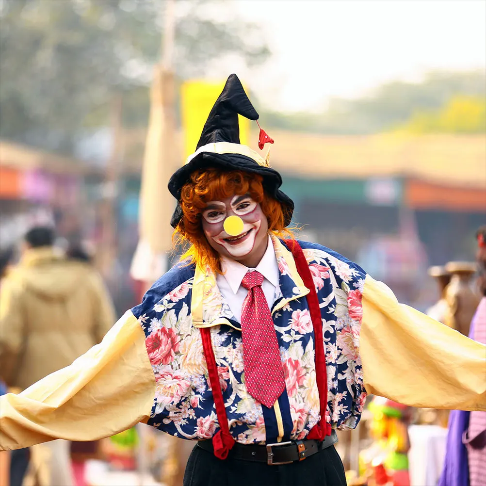 

40Pcs Cosplay Clown Sponge Props Dress Up Circus Halloween Gift Clown Nose Decorative Circus Carnival Sponge Nose