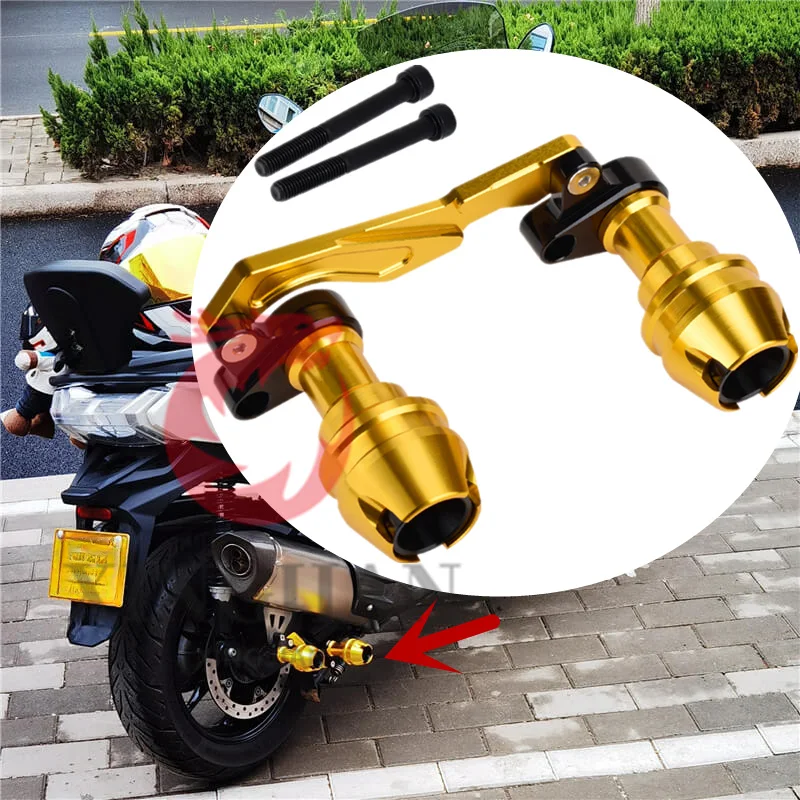 

Motorcycle Exhaust Muffler Falling Protection Crash Slider For BMW C400X C400GT Anti Drop Ball CNC Aluminum Alloy Accessories