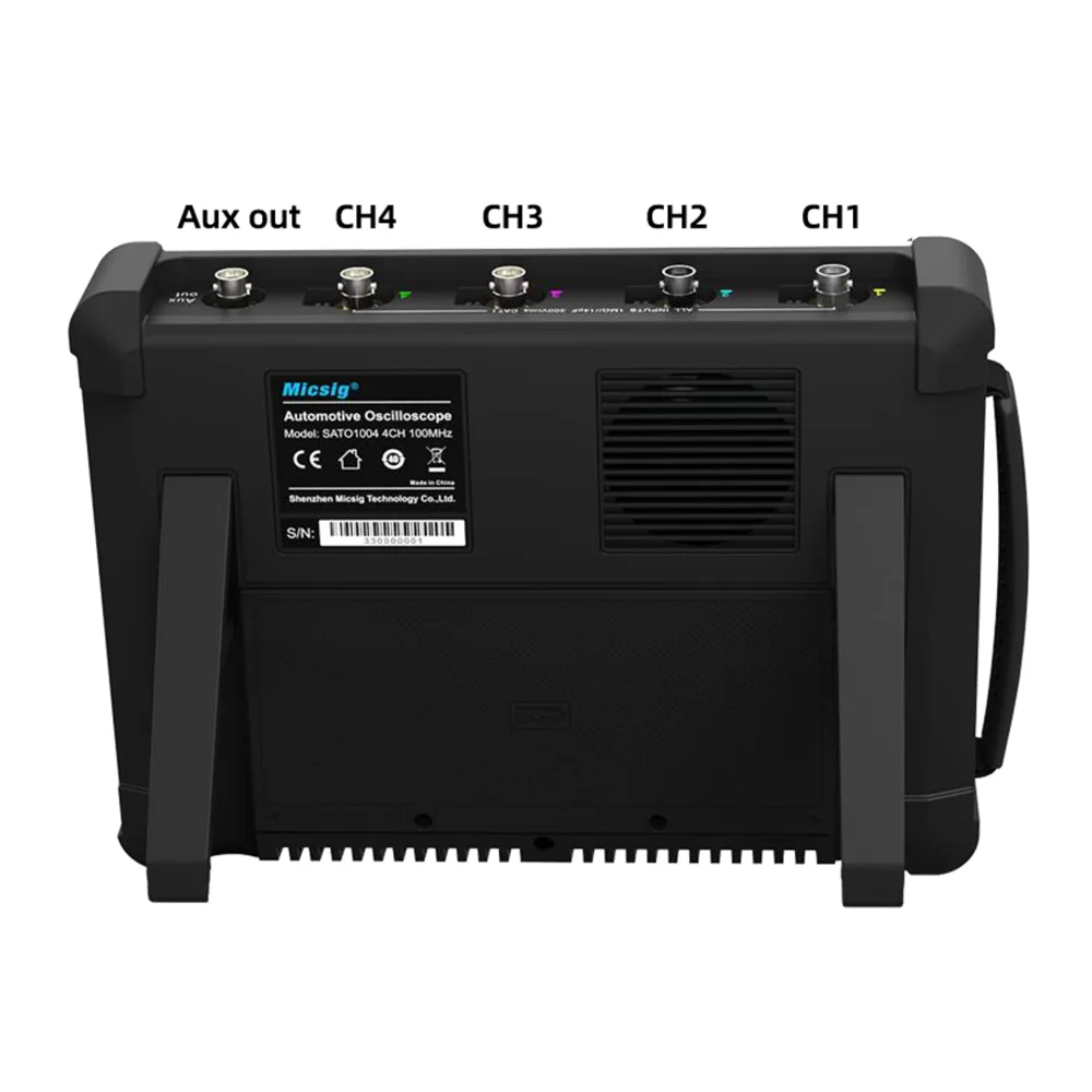 Micsig osciloscopio automotriz SATO1004 tableta Digital osciloscopio portátil análisis de diagnóstico de encendido 100MHz 4CH
