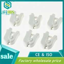 10-częściowy zestaw adapterów elektrod, banana 4.0 do klipsa, wtyczka bananowa 4.0 Turn To Clip Adapter elektrody Kabel EKG/EKG