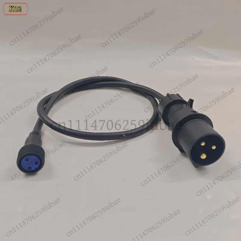 IP65 Outdoor Stage Light DMX XLR Signal Cable 3-Pin Extension Wire Waterproof & Non-Waterproof Connector Transfer Cord