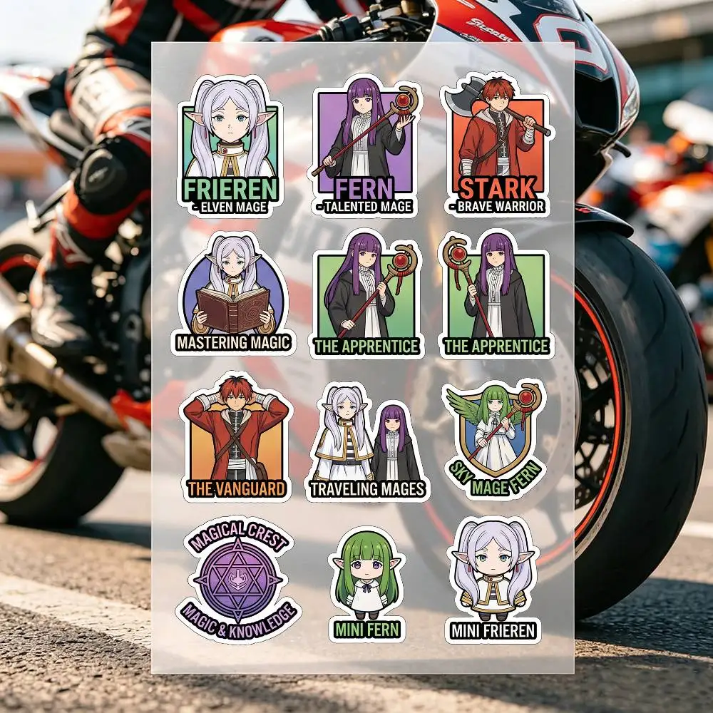 Anime Frieren Stickers Laptop Stickers Wall Stickers Easy-tear Stickers
