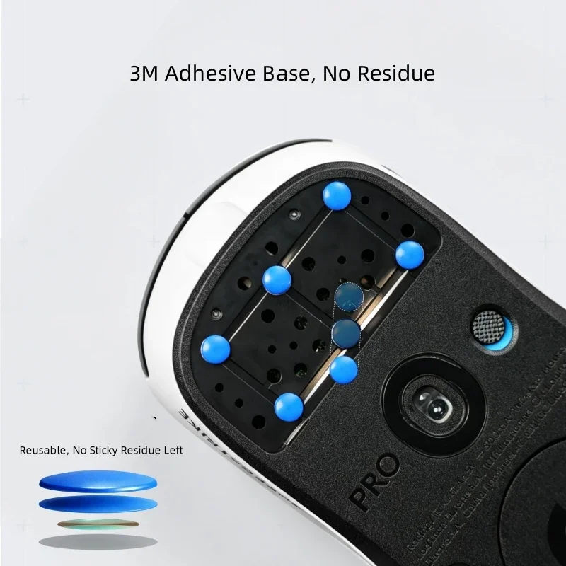 PSYCHE Gear LYNN Blue 5mm Diameter Small Round Dots Mouse Skates Universal DIY PTFE Smooth Glide Silent Feet Pro Player Approved
