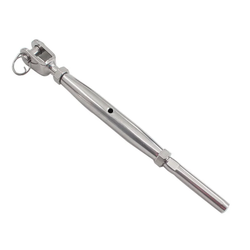 4 Pieces 316 Stainless Jaw Swage Closed Turnbuckle Fasteners Wire Rope Swage Terminal Ends