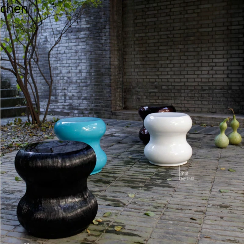 round edge several gourd pier fashion paint toy sitting pier dressing stool makeup stool furniture