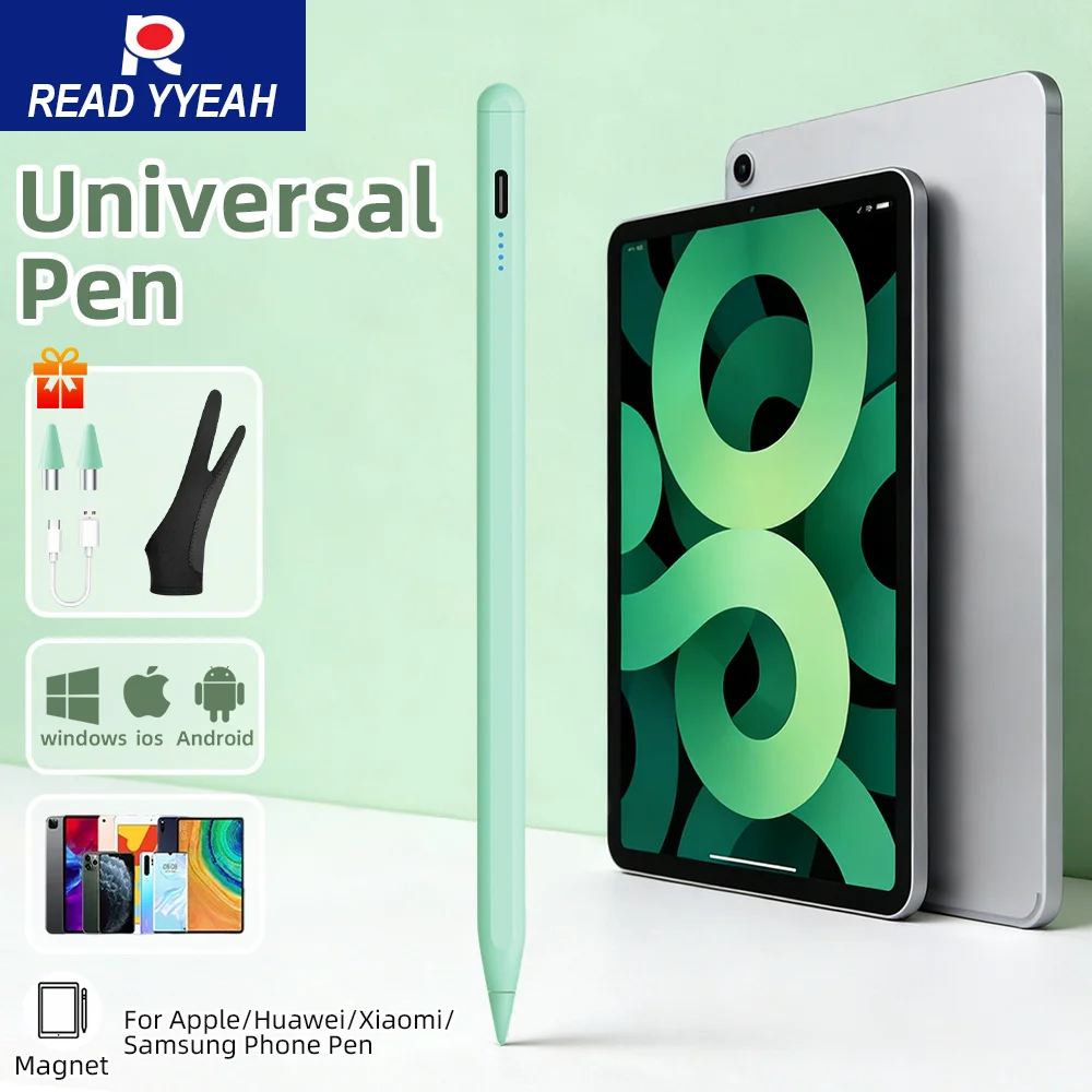2026 New Universal Magnetic Pen With Gloves For iPhone Xiaomi Huawei Samsung VIVO Tablet Phone Stylus Pen For Android Touch Pen