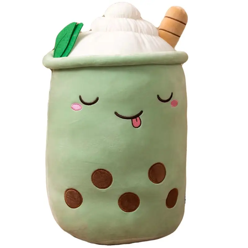 Milk tea plush toy Boba milk tea ice cream milk tea fruit tea plush toy plush pillow Boba teacup gift girl
