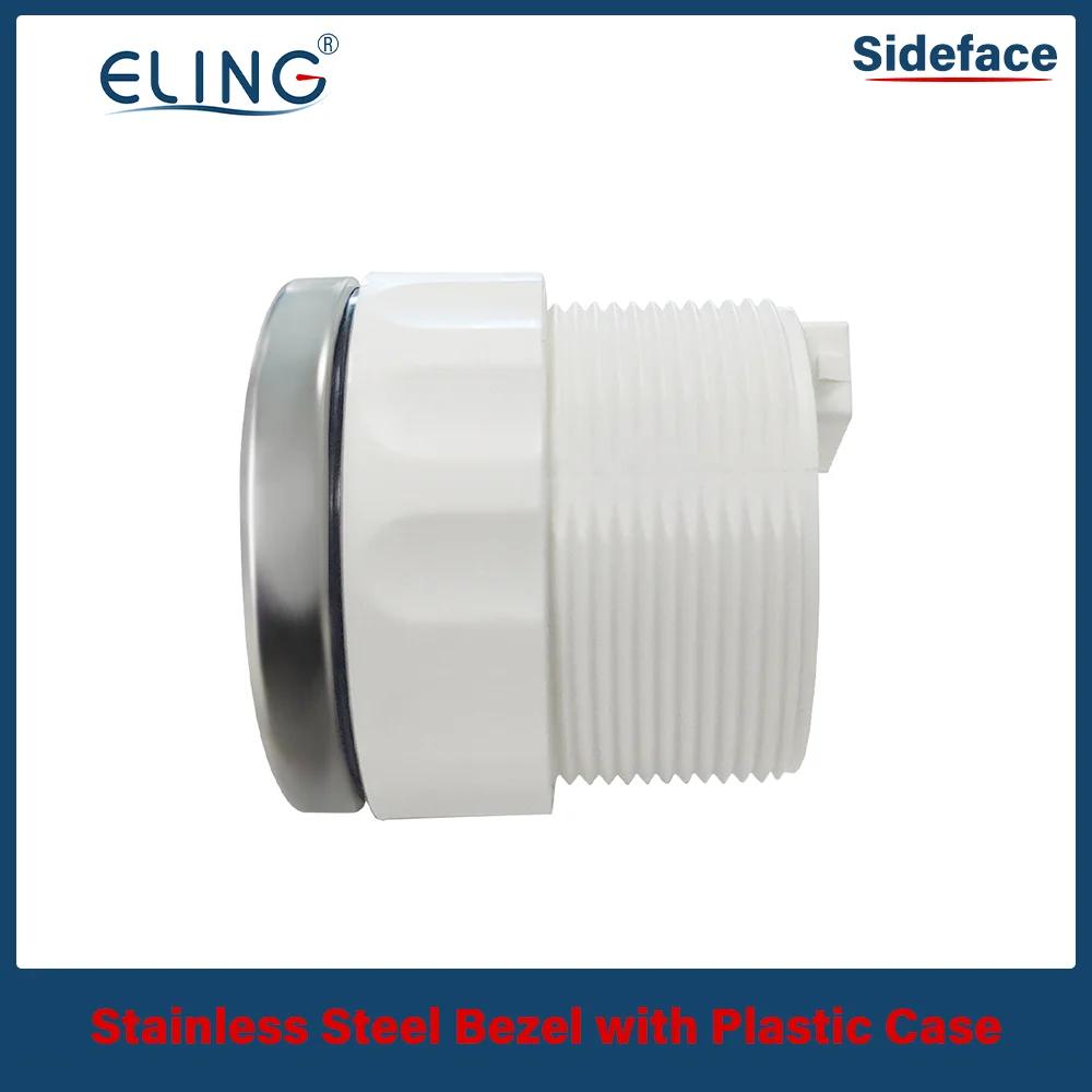 KUS 52 مللي متر 85 مللي متر مؤشر زاوية الدفة 0-190ohm مقياس الإشارة مع إضاءة خلفية حمراء صفراء 12 فولت 24 فولت لليخوت القوارب البحرية