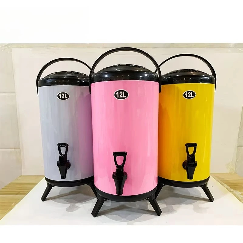 

Stainless steel equipment milk tea bucket insulation bucket coffee shop accessories
