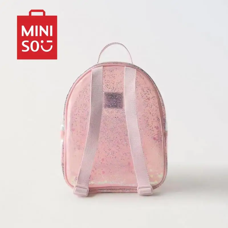 Kawaii Miniso Anime Schoolbag Cute Kids Barbie Cartoon Fashion Ultralight Durable and Sturdy Mini Shoulders Bag Gifts for Kids