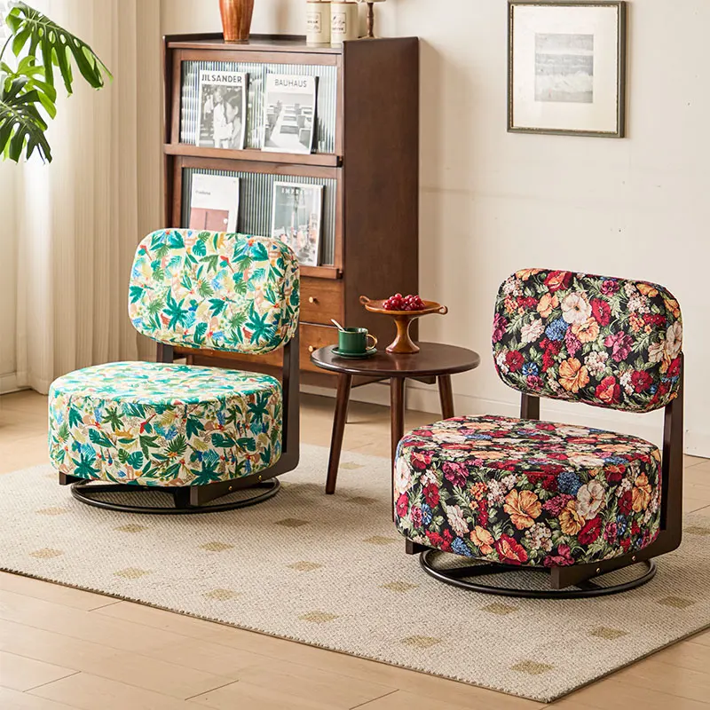 

Household Luxury Room Chair Balcony Single Leisure Bedroom Room Chair Small Round Sturdy Sedie Da Soggiorno Home Decorations