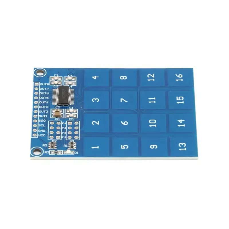 3pcs TTP229 16 Channel Capacitive Touch Sensor Module Digital I2C Multi Mode for Arduino LED Keypad