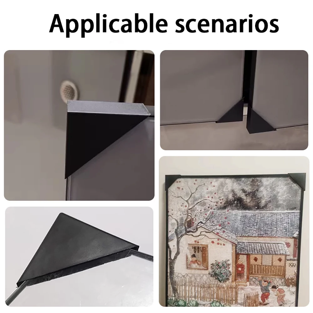 6/8/10/12/15/19/28mm Plastic Triangle Right Angle Home Protection Angle Anti-Collision Glass Corner Protector Ceramic  Edging