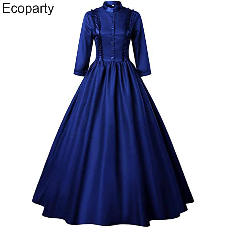 Robe balançoire médiévale victorienne pour femme, costume de cosplay princesse rétro, robe de mariée vampire élégante, cour royale, gothique, Halloween, 2024