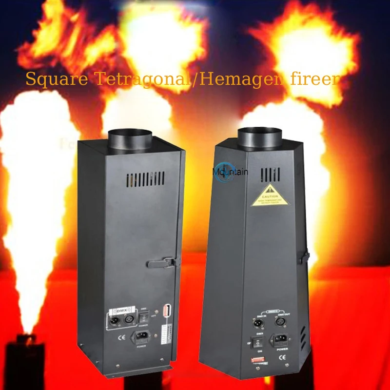 

Hot Sale Stage 200W 4 Angle Flamethrower Outdoor Dmx Remote Control Real Flame Machine For Stage Bar Wedding Atmosphere