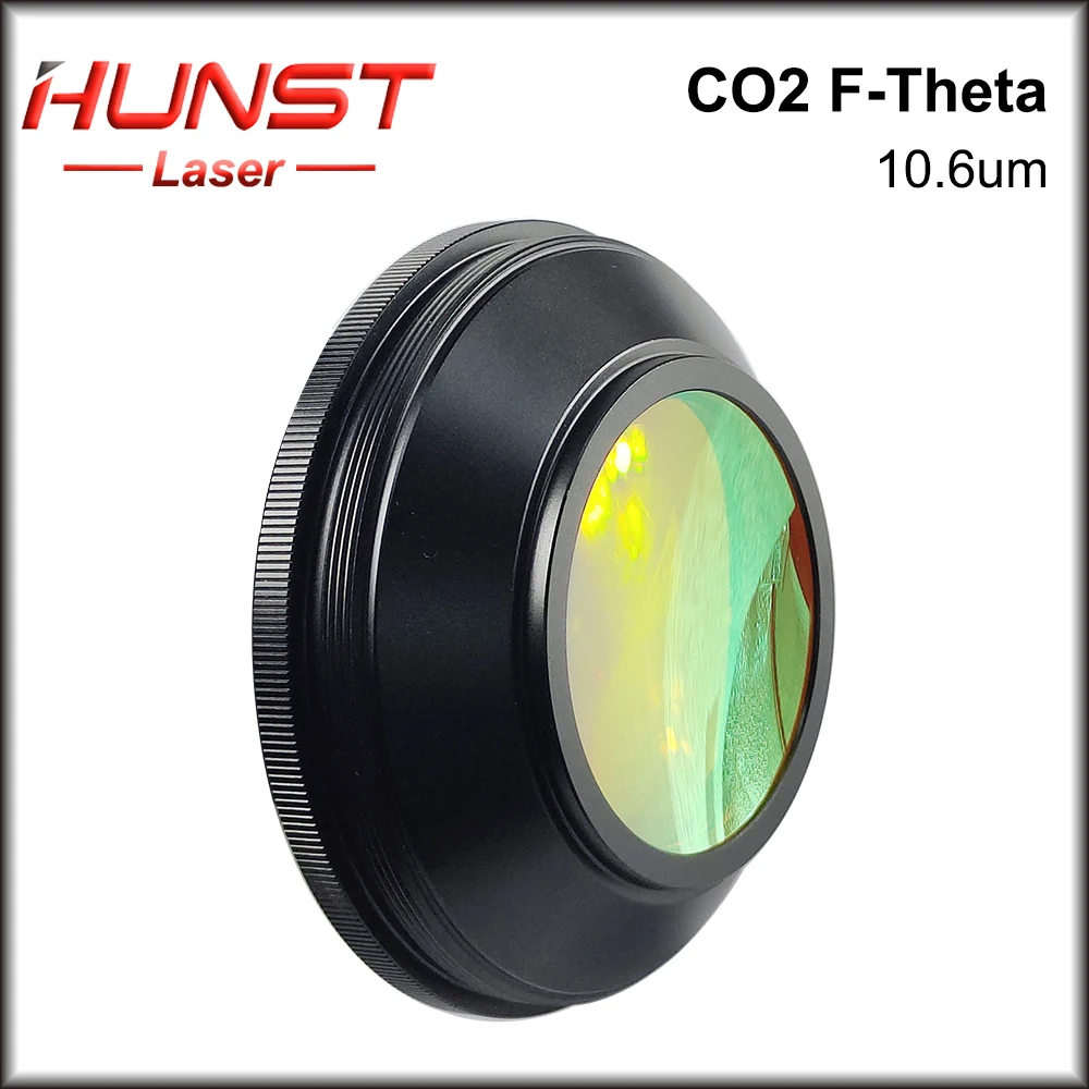 Hunst Co2 F-theta Lens 10.6um 10600nm Wavelength USA CVD ZnSe M85 Thread F75-F430 for Co2 Laser Marking & Engraving Machine