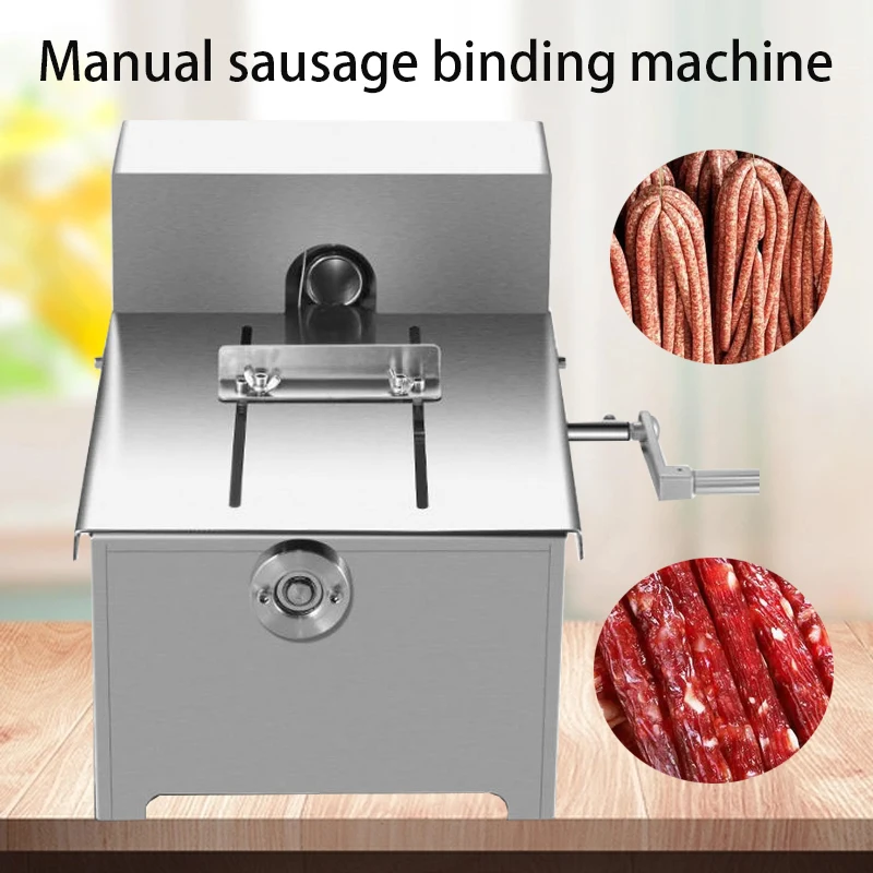 New Automatic Sausage Linking Twisting Knotting Tying Machine with Low Energy Consumption