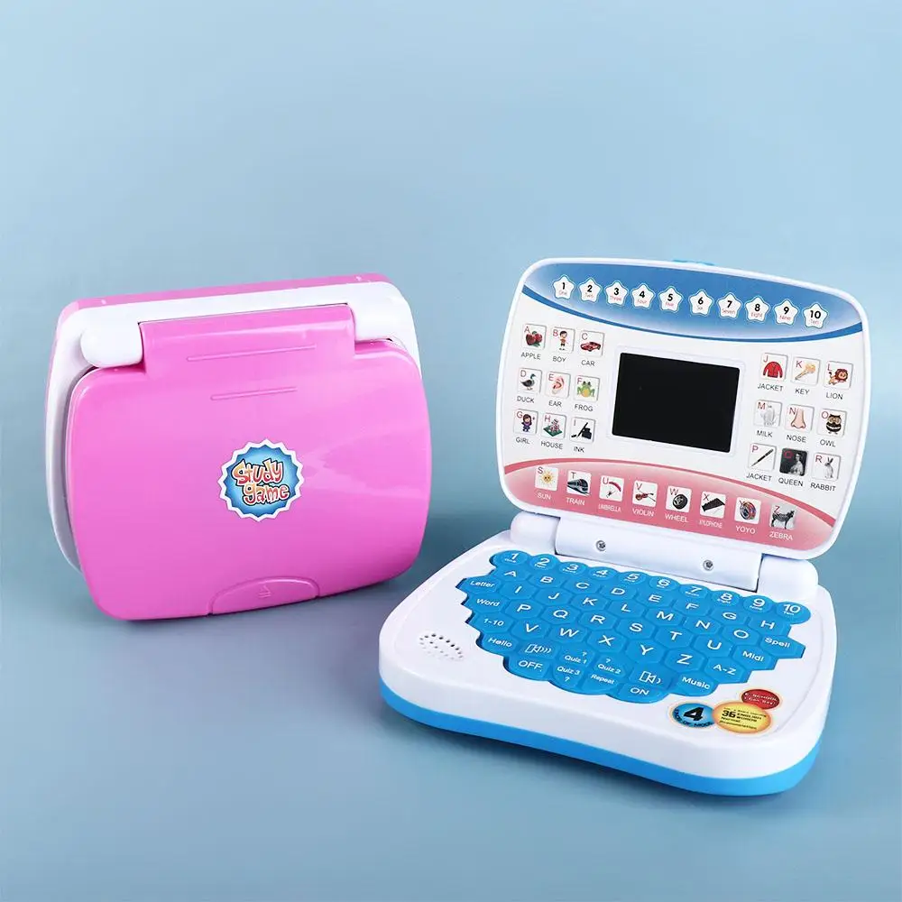 Macchina per l'apprendimento elettronico apprendimento della lingua inglese educativo Computer portatile per bambini inglese con sviluppo di giocattoli per Laptop con Mouse