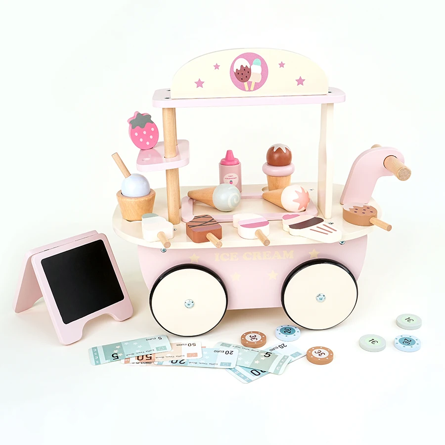 

Children's Educational toy girls play every house ice cream candy ice cream truck, puzzle simulation cart kitchen toy set