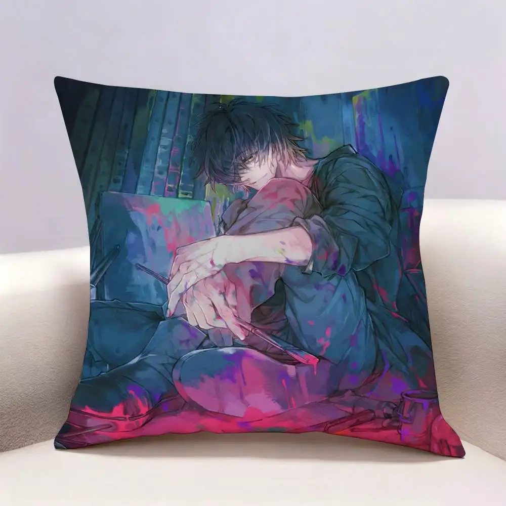 Games Anime S-Slow Damage Towa Double-sided print Pillow Case for Sofa Living Room Home office Decor Protective Cover