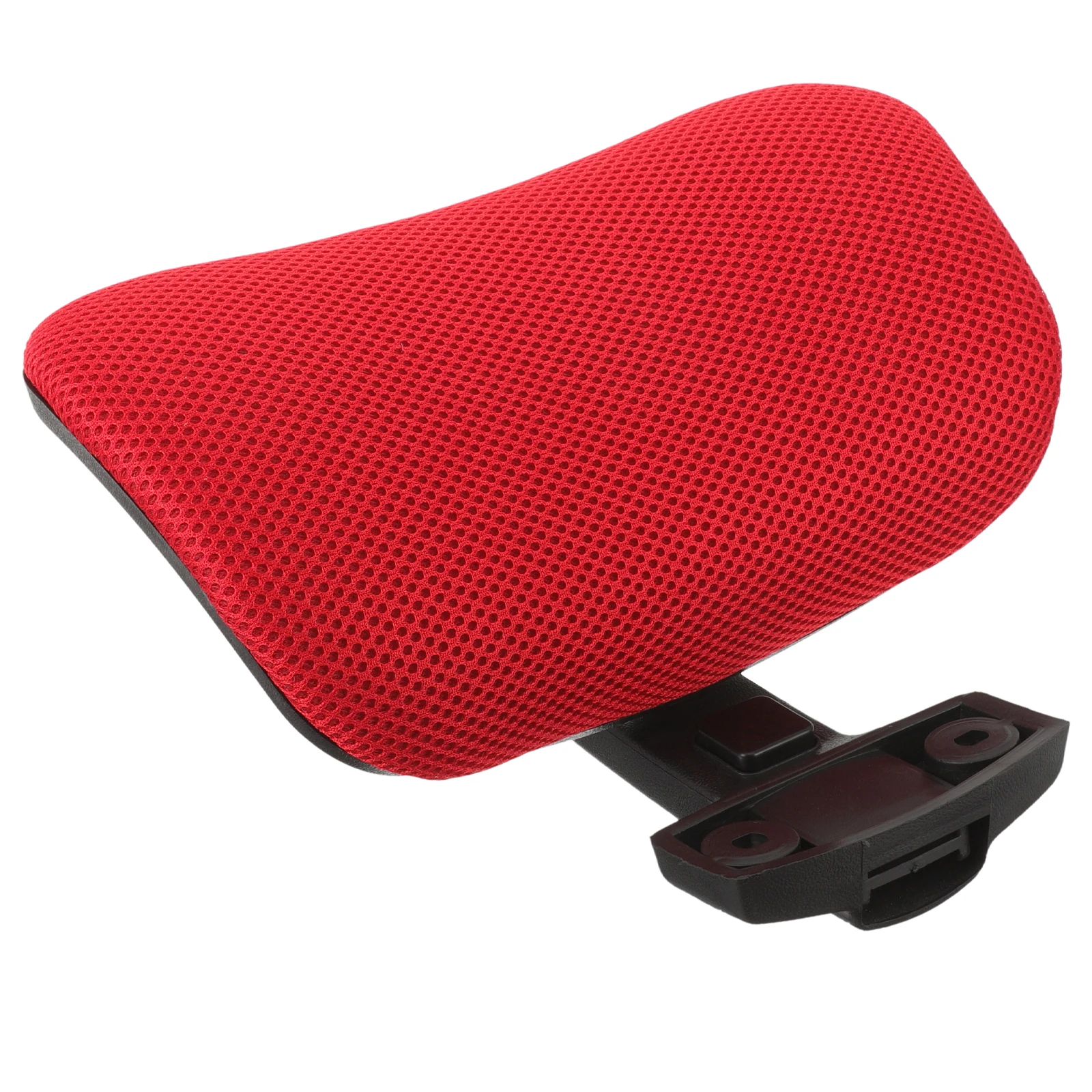 

Ergonomic Computer Chair Headrest N22C Red Black Frame Adjustable Neck Support Swivel Chair Pillow Home Office Use Soft Sponge