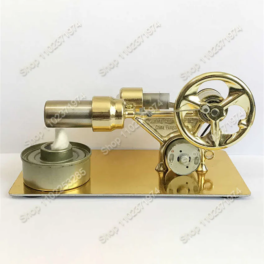 Mini External Combustion Stirling Engine Experimental Model Motor Generator Engine Physics Collection Science Experiment